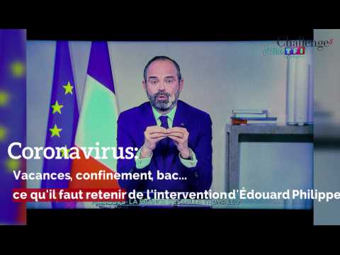 Coronavirus: confinement, vacances, bac ... les déclarations d'Édouard Philippe sur TF1