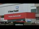 Images of hospital where Boris Johnson has been reportedly admitted for tests - Label : AFPTV - First images - Category : News