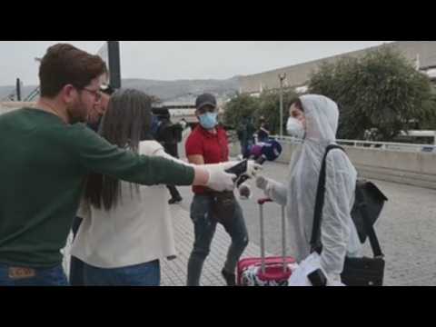 Lebanese expats arrive at Beirut airport