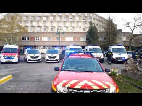 Verdun : le soutien des ambulanciers et des pompiers aux personnels soignants
