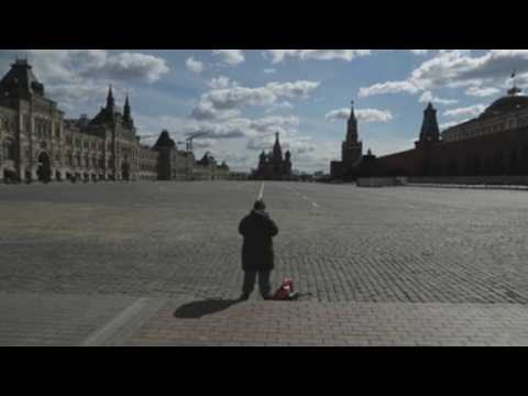 Moscow, empty due to Covid-19