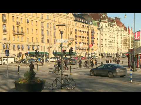 Coronavirus: Stockholm remains busy with people walking around as per usual