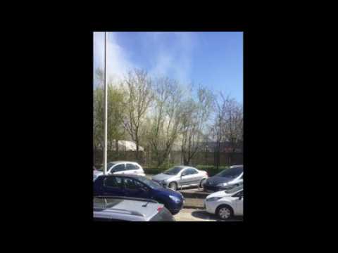 Incendie au Camping de l'étang des Forges à Belfort
