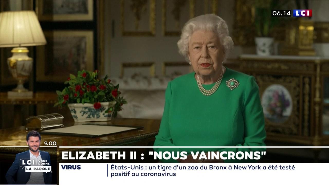 "Nous vaincrons" : Elizabeth II prend la parole pour la première fois en huit ans face au Covid (LCI)