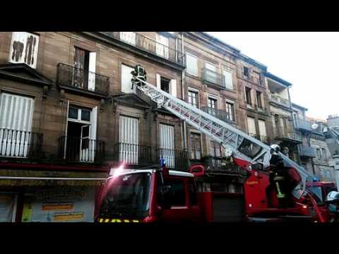 Faits divers : violent incendie rue Carnot à Luxeuil-les-Bains