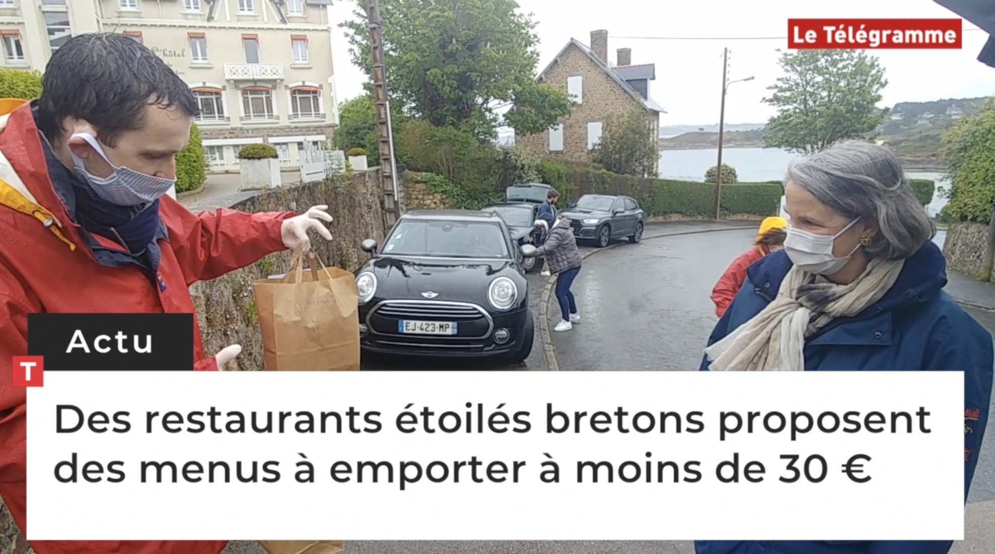 Des restaurants étoilés bretons proposent des menus à emporter à moins de 30 € (Le Télégramme)