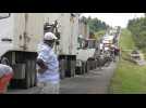 Traffic jams at Kenya-Uganda border as truck drivers undergo health checks