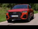 The new Audi Q3 Sportback in Puls Orange Driving Video