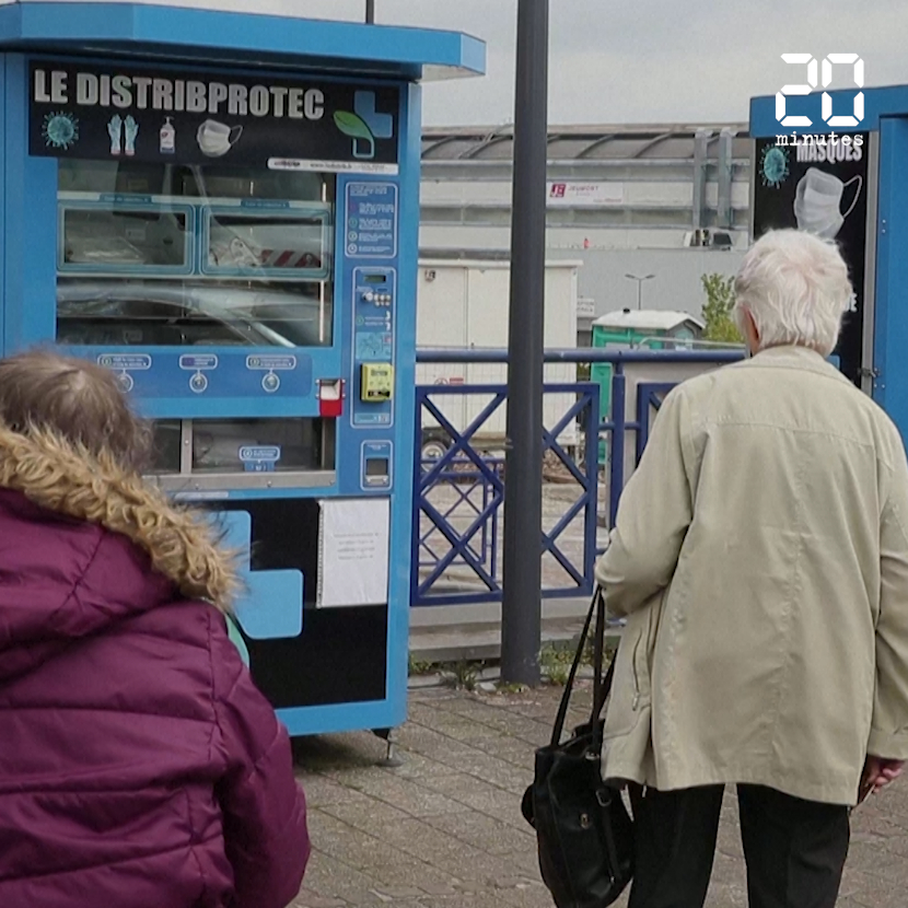 Coronavirus dans le Nord : Des distributeurs automatiques de masques et de gels installés à Jeumont