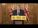 British PM Boris Johnson heads daily coronavirus briefing for first time since hospitalisation