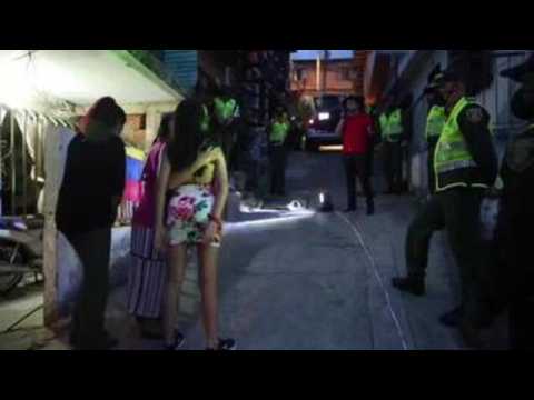 Colombian police celebrates a fifteen year old girl's birthday amid quarantine