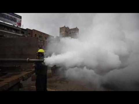 Fumigation in Yemen to stop spread of coronavirus
