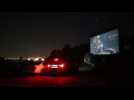 Drive-in cinema session in Tehran amid coronavirus pandemic