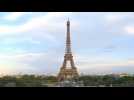 France: Eiffel Tower lights up to honor health-care workers
