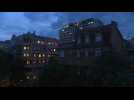 Belgrade residents protest with noise from their balconies - Label : AFPTV - First images - Category : News