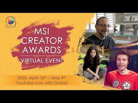 Creator Awards - Virtual Event | MSI