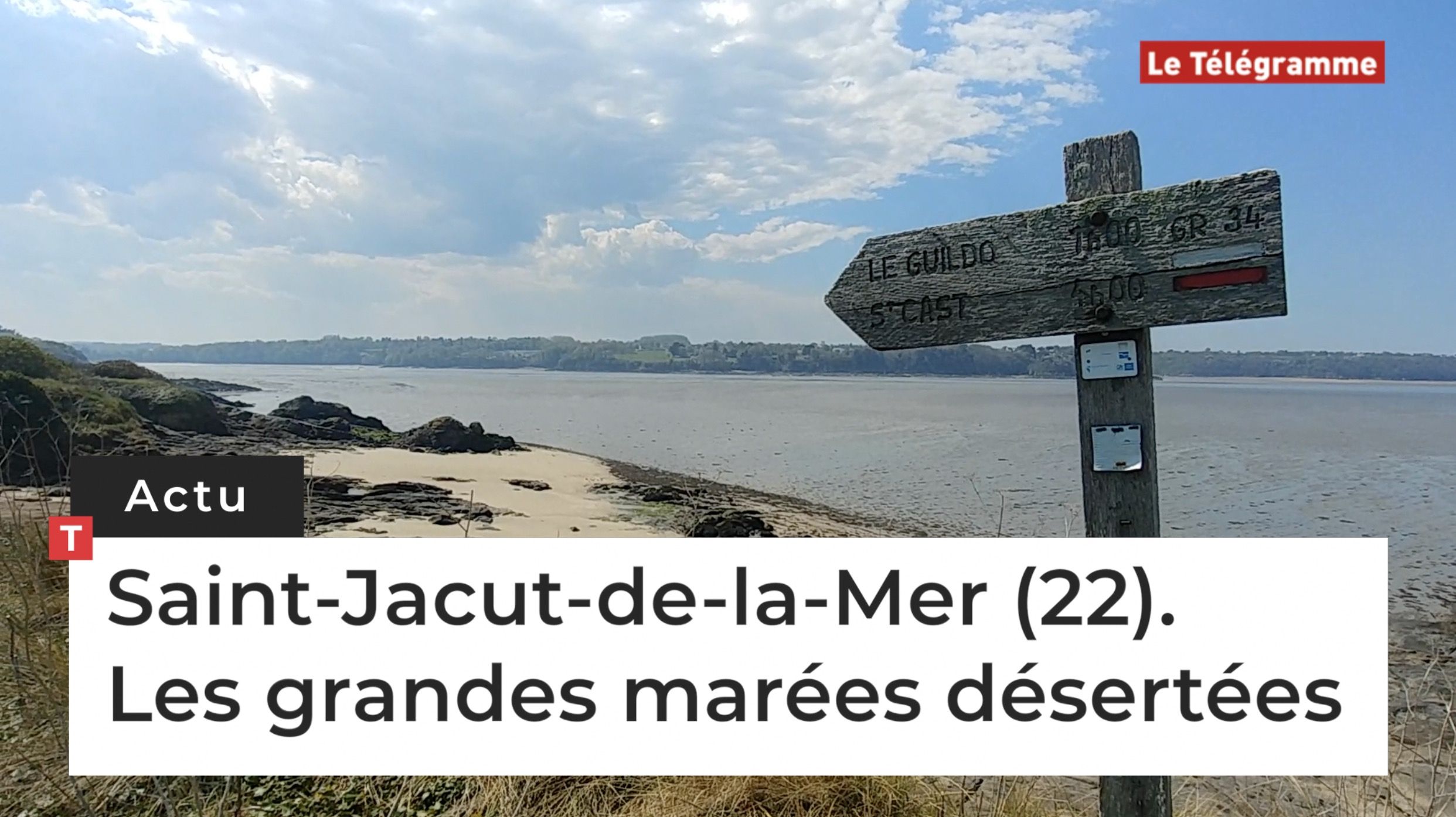 Saint-Jacut-de-la-Mer (22). Les grandes marées désertées (Le Télégramme)