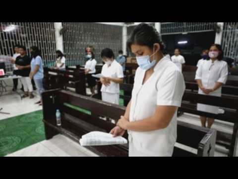 Catholics in Philippines mark Easter Sunday amid coronavirus pandemic