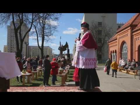 Easter Saturday in Minsk amid Covid-19 crisis