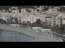 Nice's Promenade des Anglais empty due to confinement