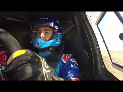 Fernando Alonso - Toyota Hilux Dakar - test