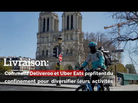 Livraison: Comment Deliveroo et Uber Eats profitent du confinement 