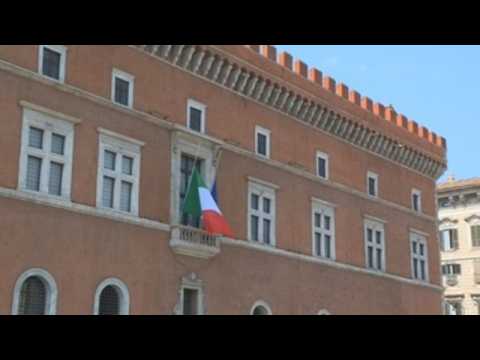 Flags at half mast in Italy
