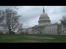 US Capitol deserted as Washington DC starts first day of stay-at-home order