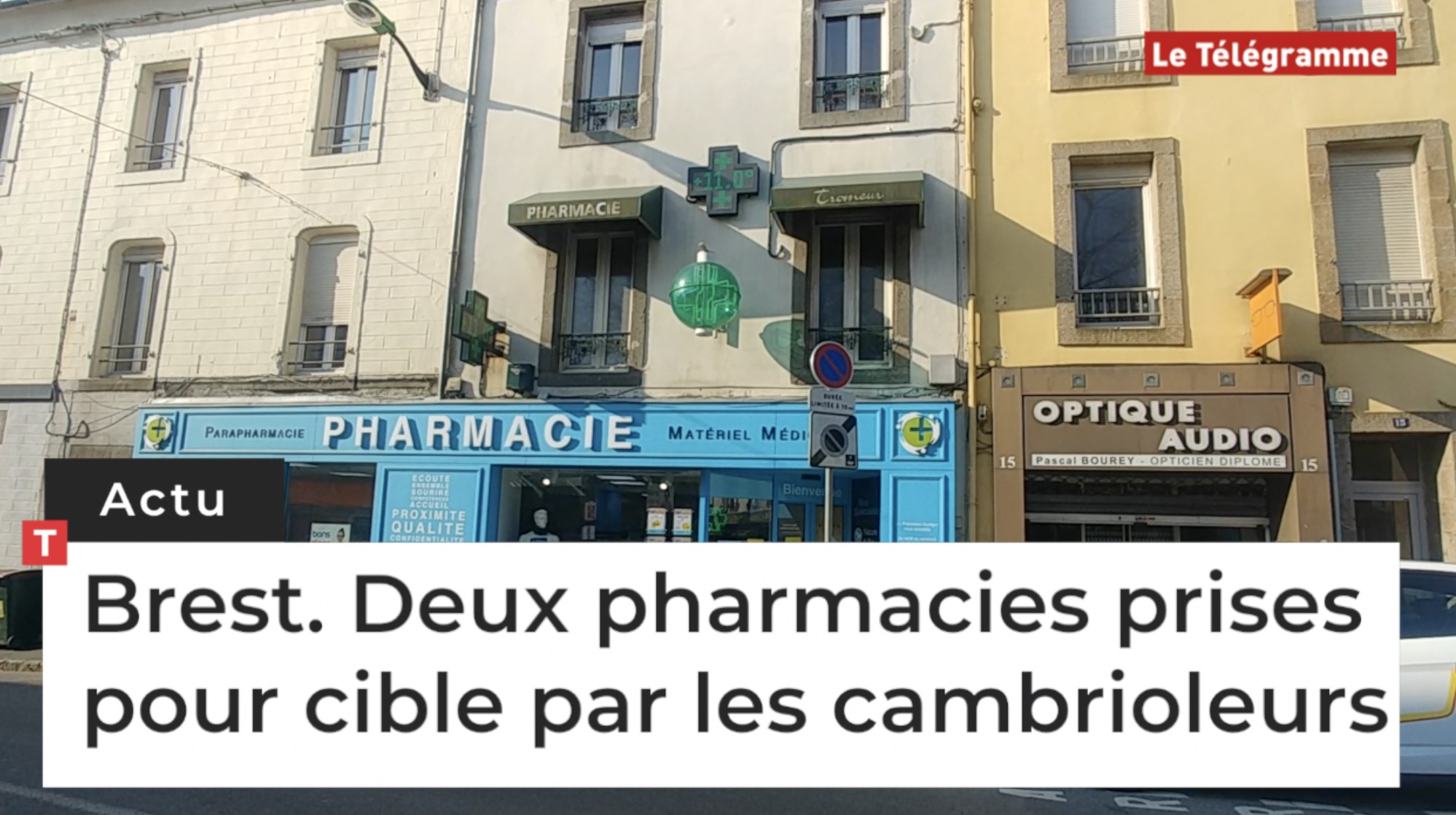 Brest. Deux pharmacies prises pour cible par les cambrioleurs (Le Télégramme)