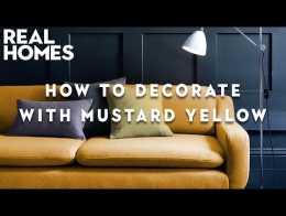 How to decorate with mustard yellow