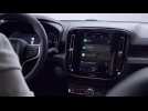 Presentation of the New Volvo XC40 Recharge Infotainment System
