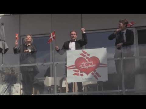Danes sing for Queen’s 80th birthday amid coronavirus lockdown