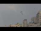 Flying kites amid lockdown in West Bank