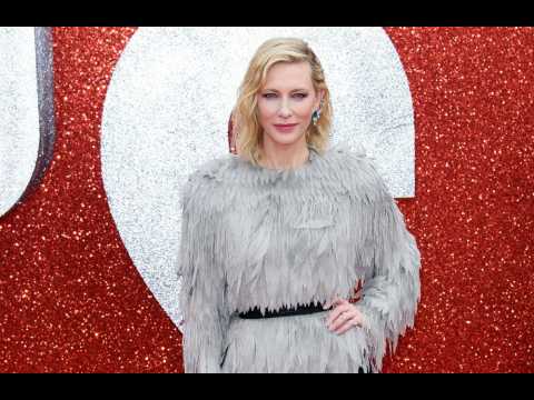 Cate Blanchett has Thor's hammer at home