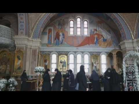 Orthodox nuns prepare Easter celebrations in Minsk