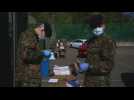Luxembourg army gives masks to small businesses