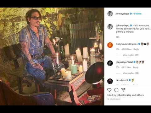 Johnny Depp joins Instagram