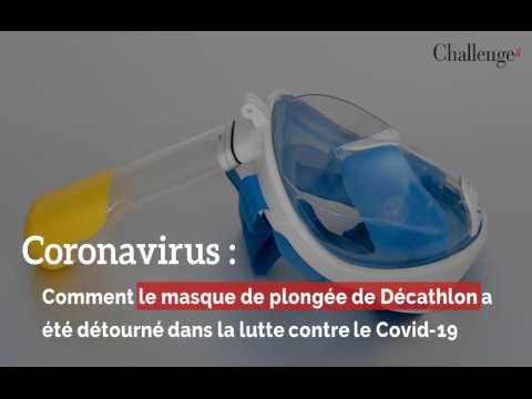 Coronavirus: Comment le masque de plongé de Décathlon a été détourné dans la lutte contre le Covid-19