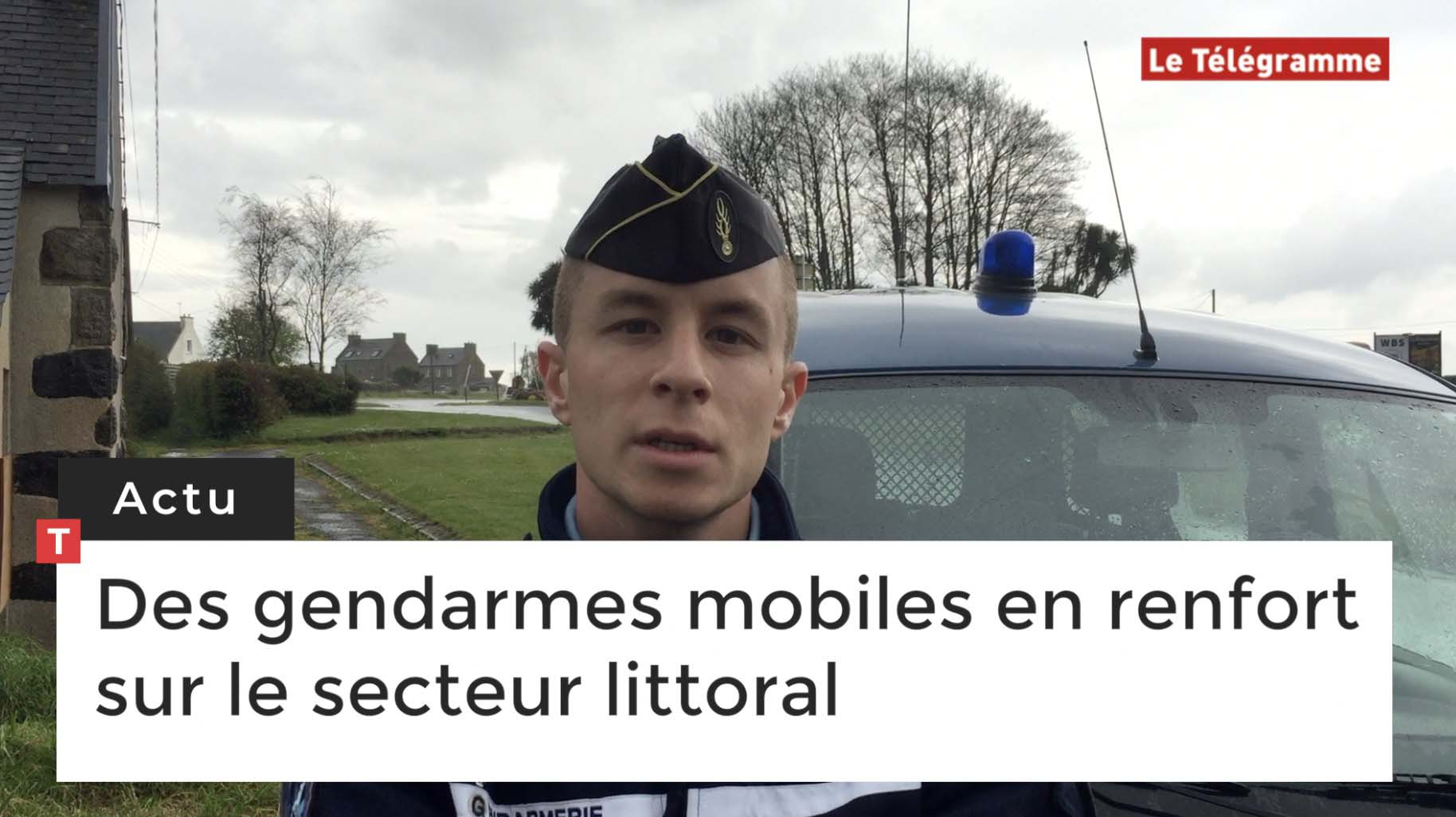 Morlaix. Un peloton de gendarmes mobiles de Mayenne en renfort (Le Télégramme)