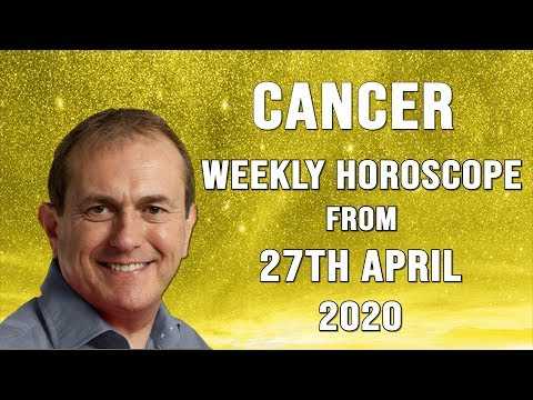 Cancer Weekly Horoscope from 27th April 2020