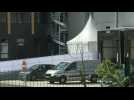 Outside images of a new, makeshift mortuary for coronavirus victims - Label : AFPTV - First images - Category : News