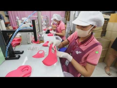 Thai lingerie factory helps produce fabric face masks to combat coronavirus pandemic