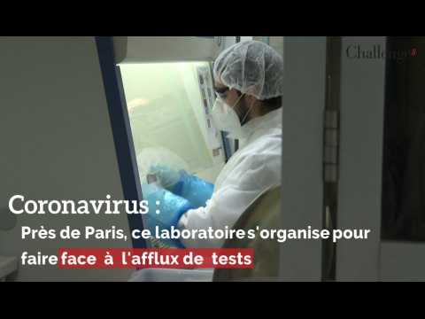 Coronavirus: Près de Paris, ce laboratoire s'organise pour faire face à l'afflux de tests