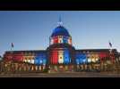 San Francisco city hall lights up to honor first responders working during COVID-19 crisis