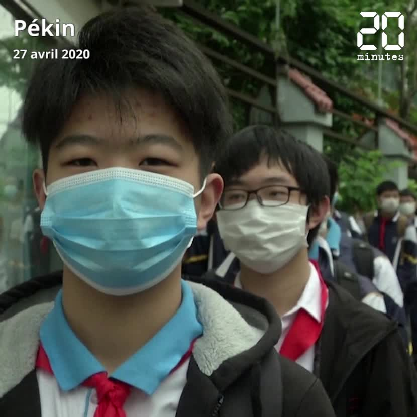Coronavirus en Chine : Une rentrée ultra-sécurisée dans les collèges et les lycées