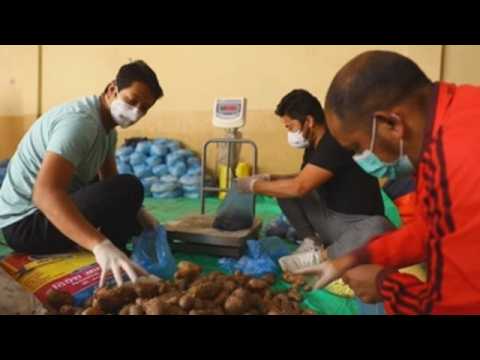 Ramadan food distribution in Nepal