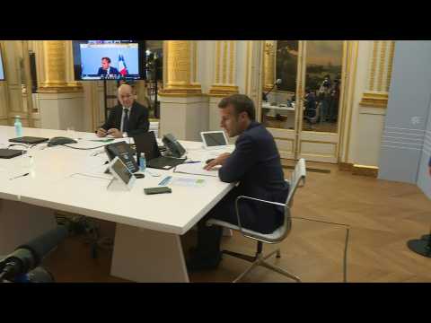 Macron takes part in WHO videoconference for access to vaccines