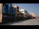 Empty streets in Amritsar due to coronavirus lockdown