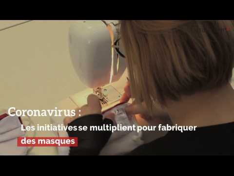 Coronavirus: Les initiatives se multiplient pour fabriquer des masques