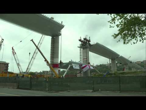 Construction of new Genoa bridge nearly completed